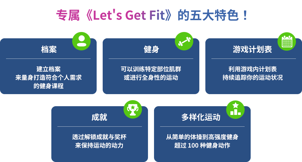 렛츠 겟 핏만이 가진 5가지 특징!